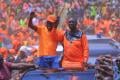 File image of ODM Leader Oburu Oginga with Governor Simba Arati.